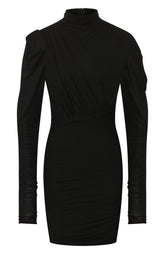 Isabel Marant black ruched dress